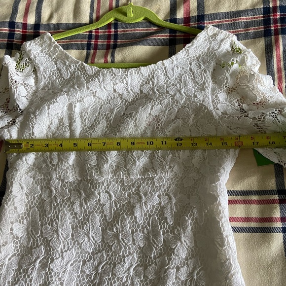 Lilly Pulitzer NWT White Eyelet Shayna Dress - Picture 9 of 12